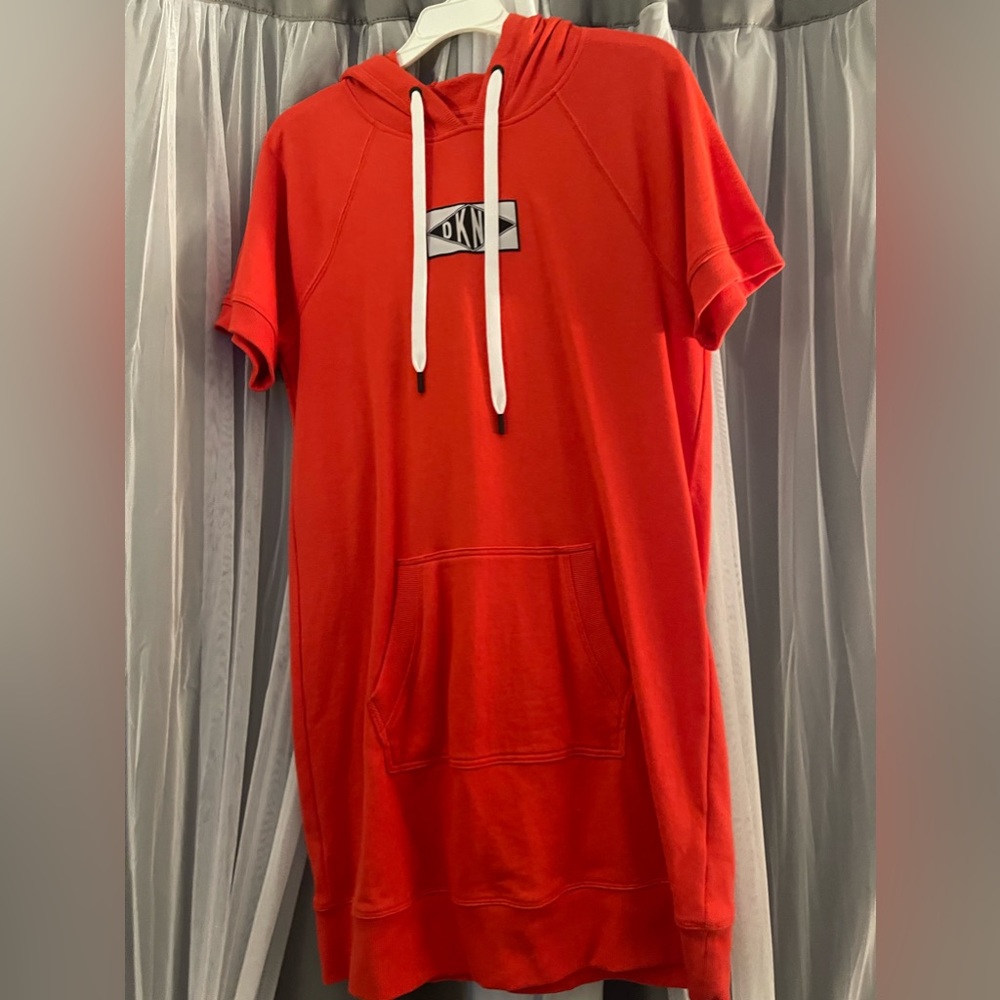 Coral DKYN sweater dress